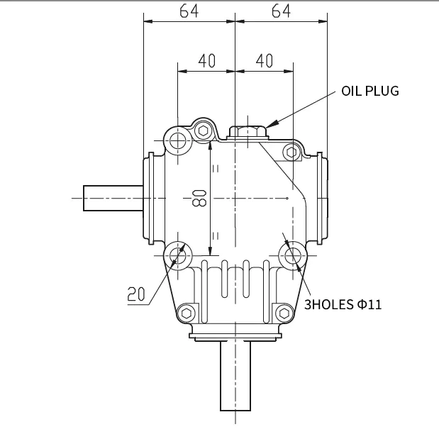 Angular Gearboxes - Replacement of Comer Code L-150J