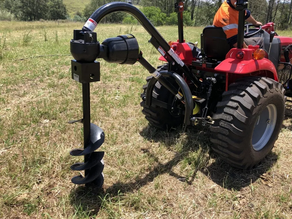 75 HP Heavy Duty Post Hole Digger Gearbox for 3 Point Post Hole Digger