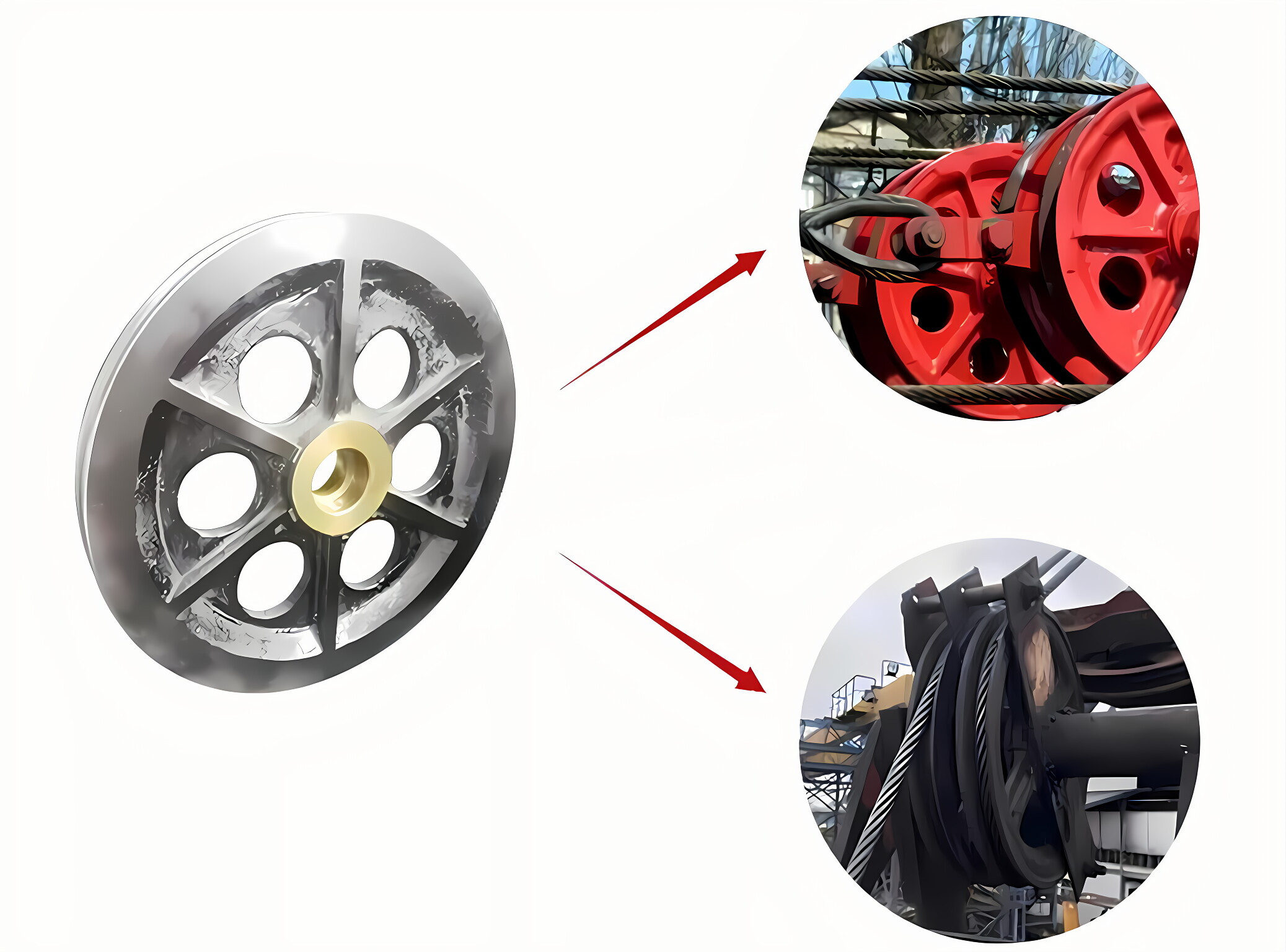 Large Cast Iron V Belt Pulley