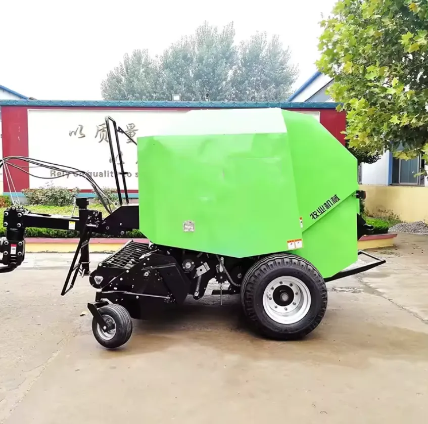 High Quality And Durable Manual Hay Round Pine Grass Alfalfa Straw Silage Hay Round Baler