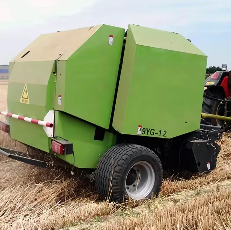 Large Round Baler Agricultural Hay Baling