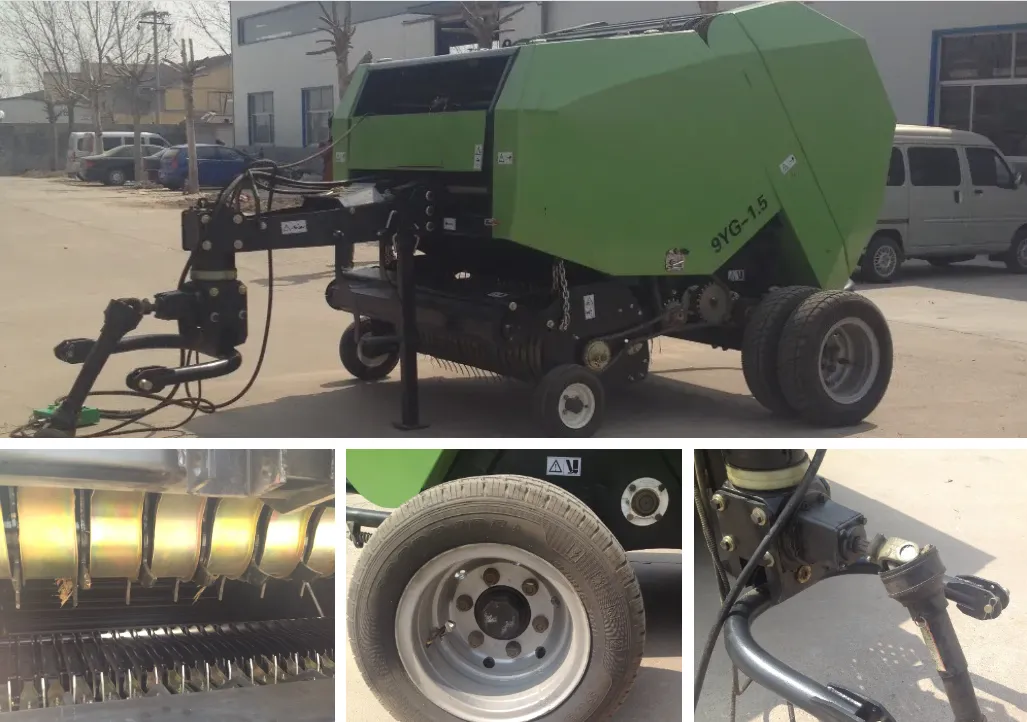 Multifunctional Long Service Life Walking Mini Round Sugarcane Bagasse Silage Round Hay Balers