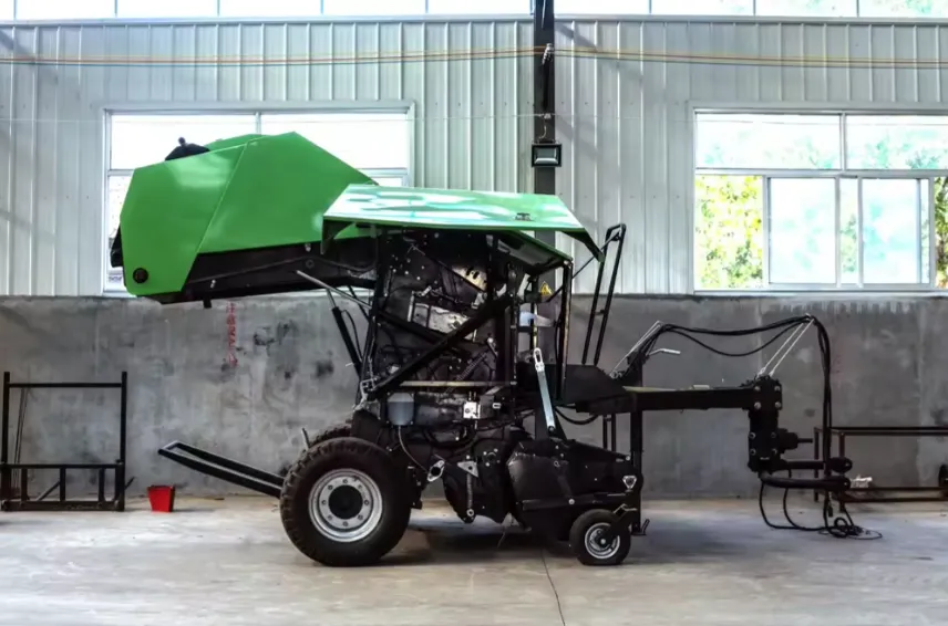 High Quality And Durable Manual Hay Round Pine Grass Alfalfa Straw Silage Hay Round Baler