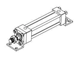 LB Front And Back Foot Type Heavy Rod Hydraulic Cylinder