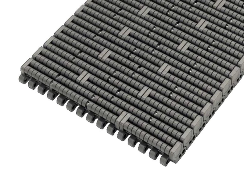 Plastic Flat Top Chains Heavy Duty Single Hinge Straight Running Chains With Low Noise Accumulation Rollers Replacement Of System Plast LBP8257 - K1200