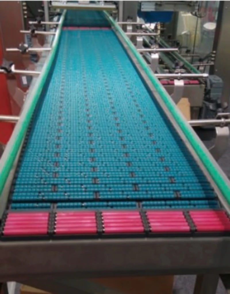 Plastic Flat Top Chains Heavy Duty Single Hinge Straight Running Chains With Low Noise Accumulation Rollers Replacement Of System Plast LBP8257 - K1200