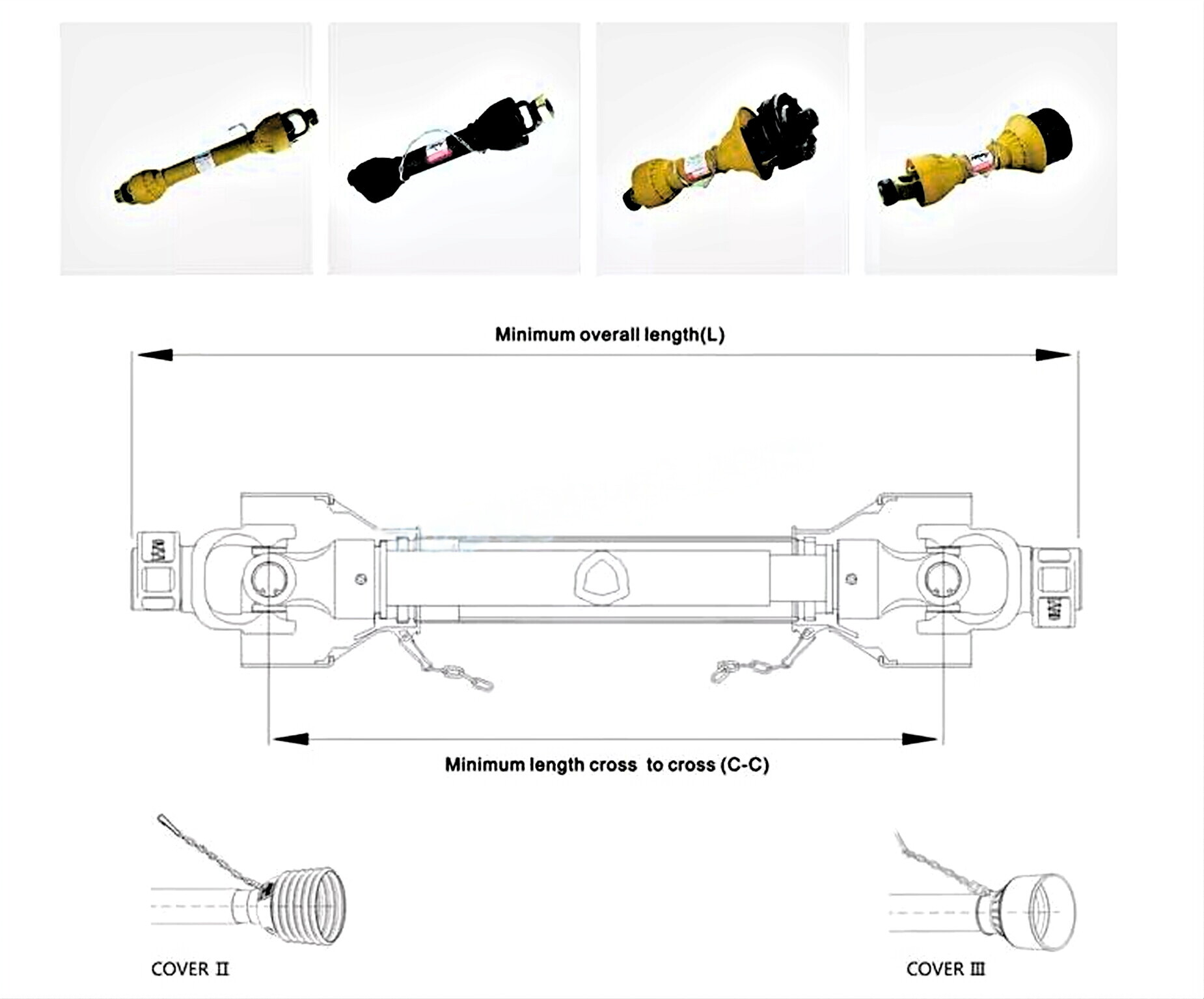 Lemon-Shaped PTO Shaft for Agricultural Equipment