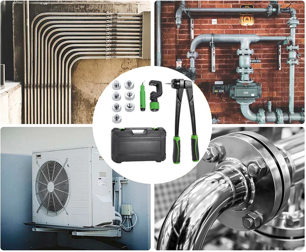 HVAC Tools Lever Tube Expander Kit TE-7 TE-11 for HVAC & Refrigerators and Automobiles Maintenance