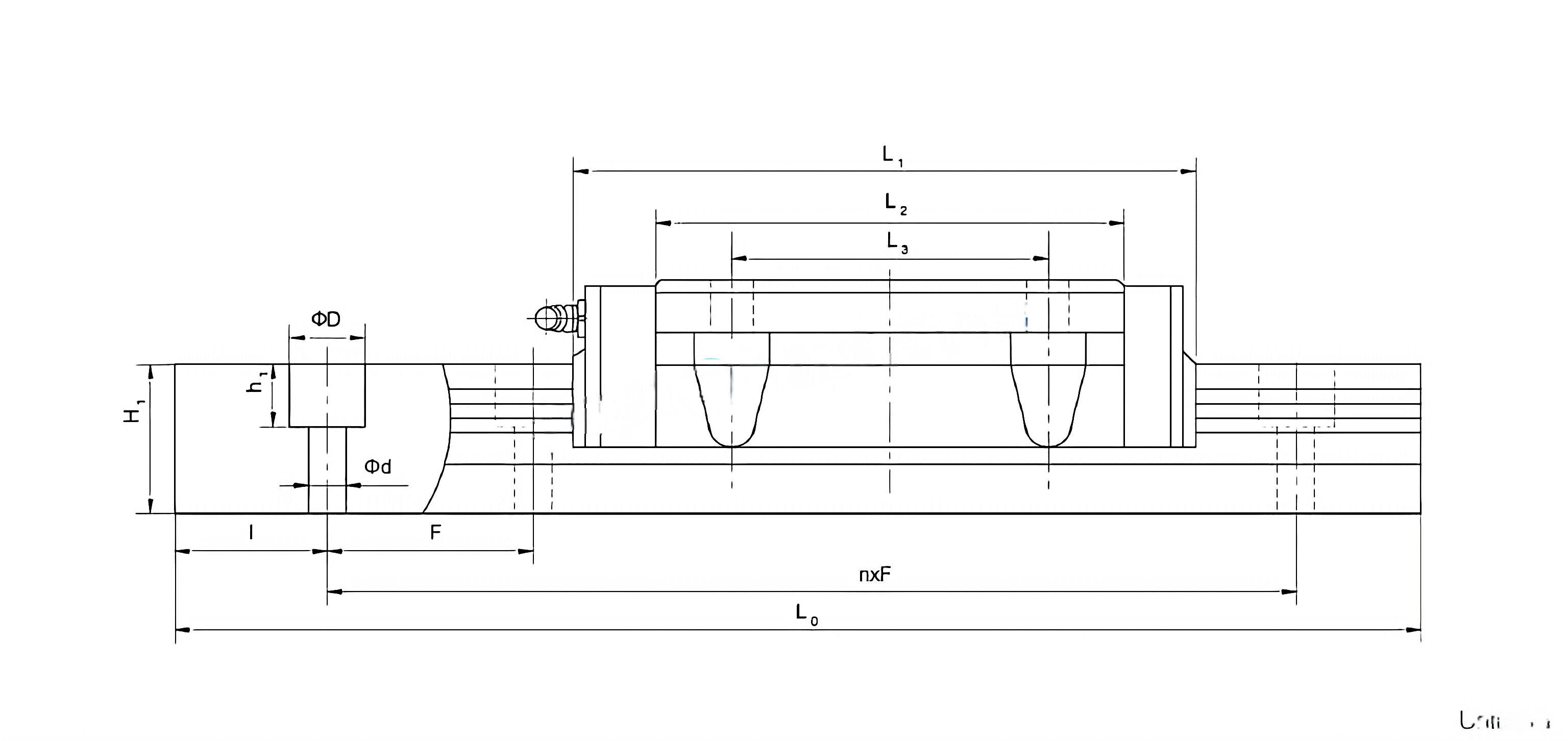 Linear Guideway for LG-KL/KT(Ball Style）