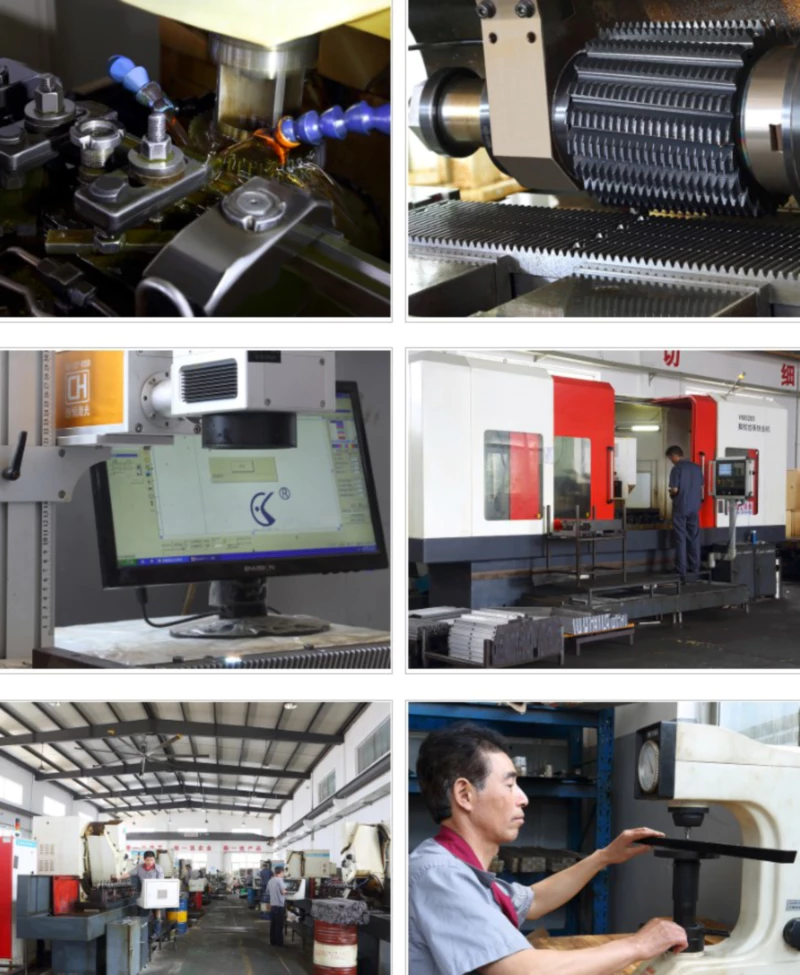 Curved Rack and Pinion Gear