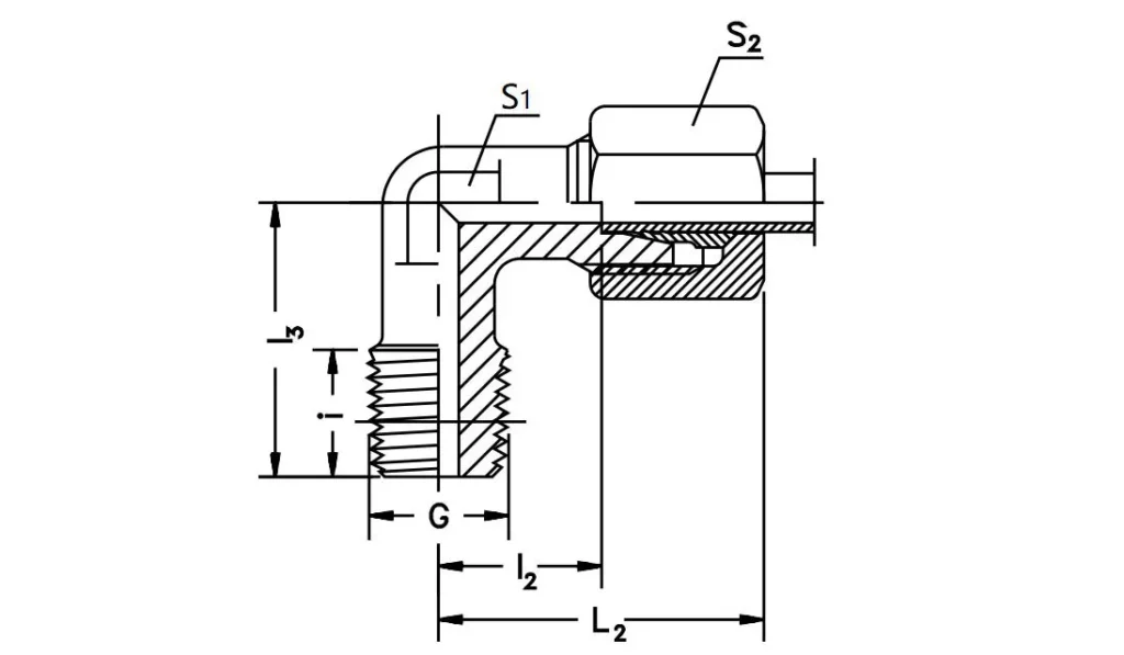 Male Elbow-WE-M Hydraulic Fittings