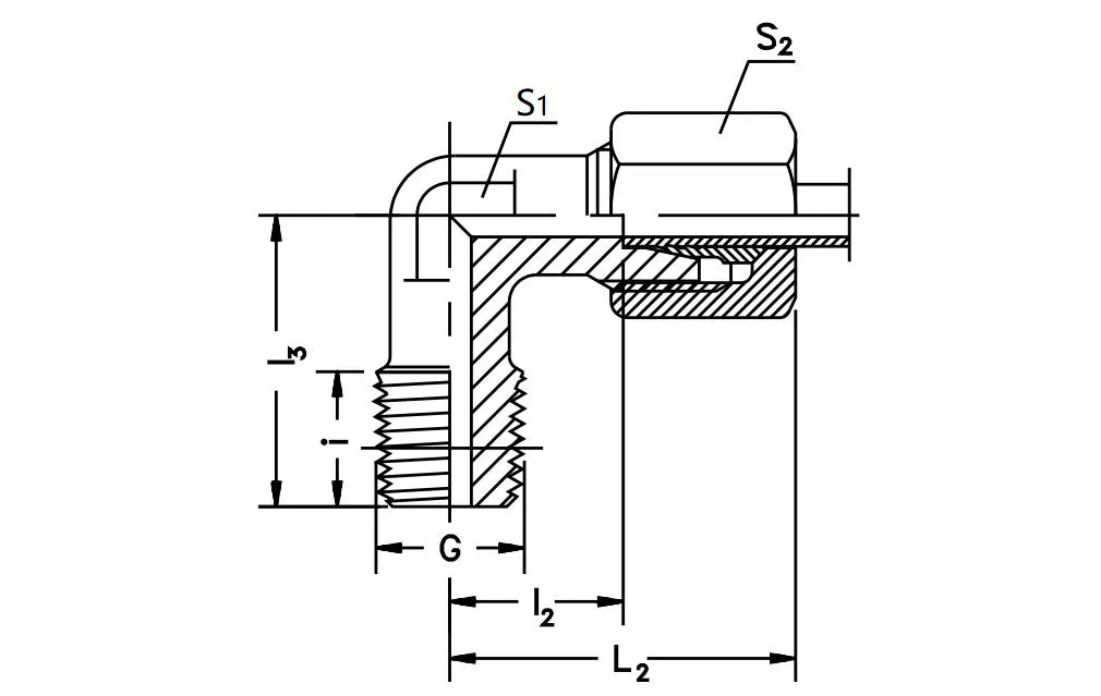 Male Elbow-WE-NPT Hydraulic Fittings