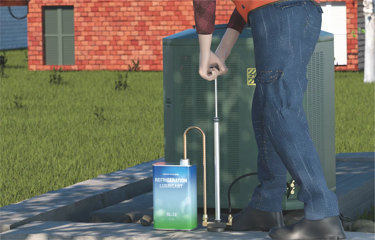 Manual Refrigeration Oil Charging Pump PCO-1 PCO-2 for Refrigeration System and Air Conditioner