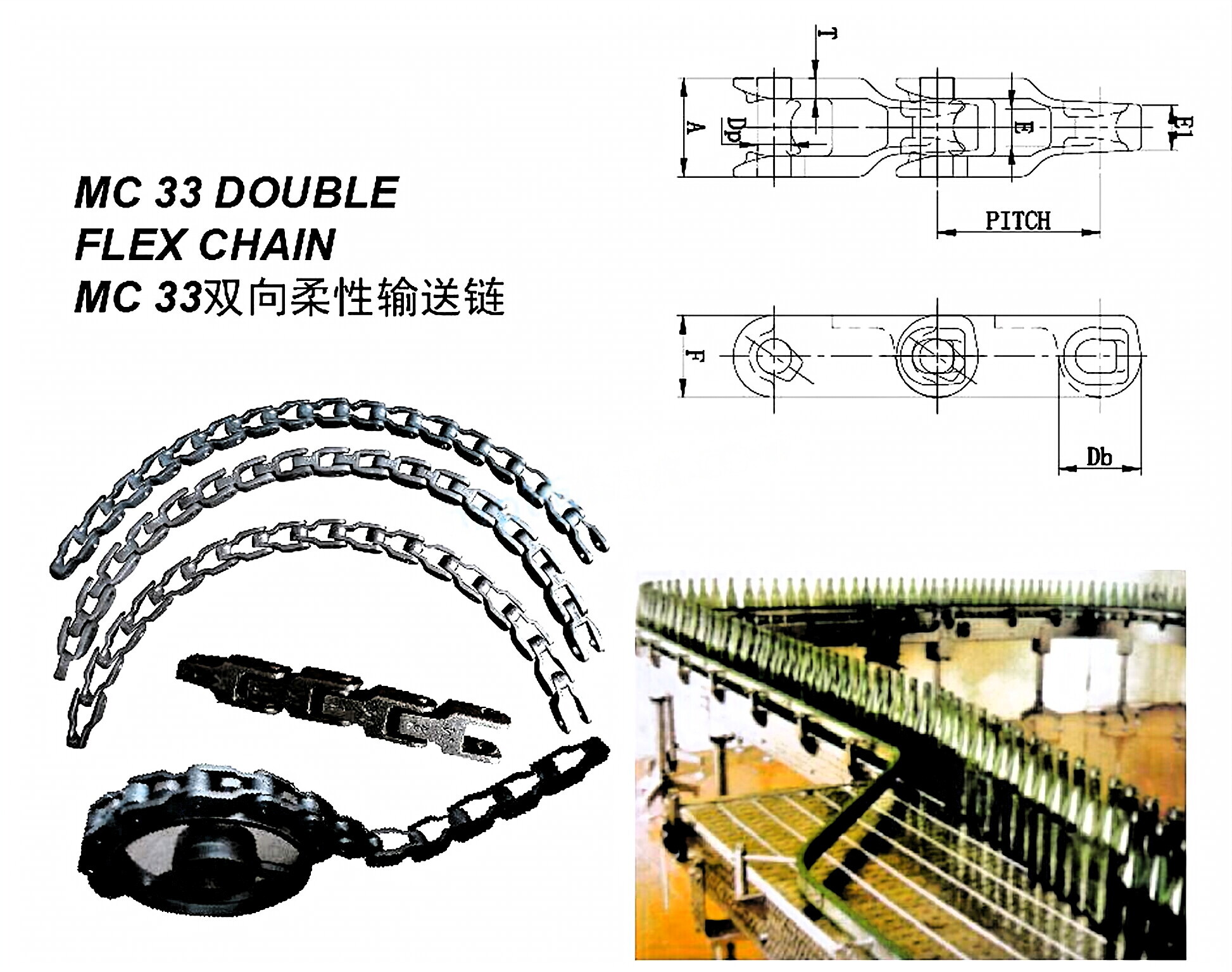 MC33 Double Flex Cast Iron Chains