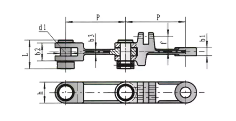 Stainless Steel Metallurgical Scraper Chain