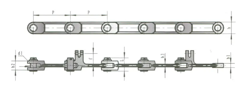 Stainless Steel Metallurgical Scraper Chain