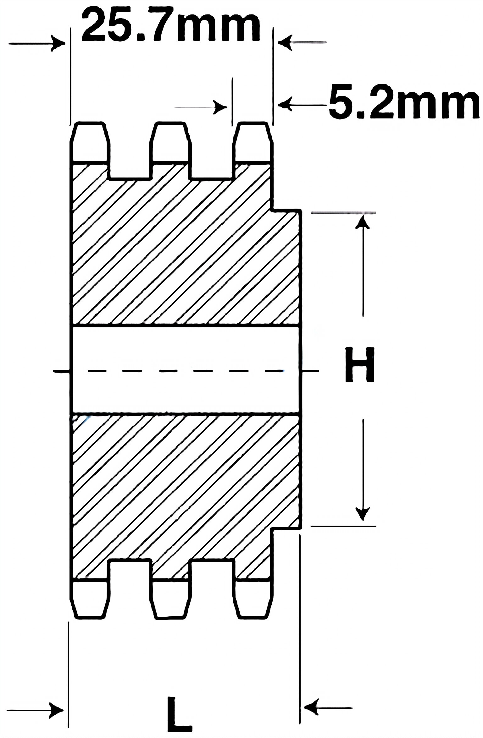 06B-3 Metric Roller Chain Sprockets