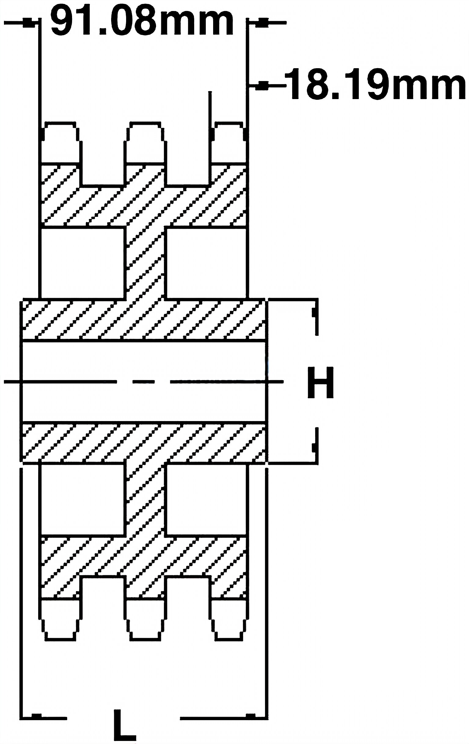20B-3 Metric Roller Chain Sprockets
