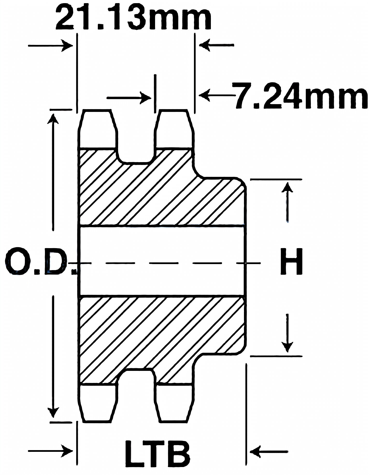 08B-2 Metric Roller Chain Sprockets