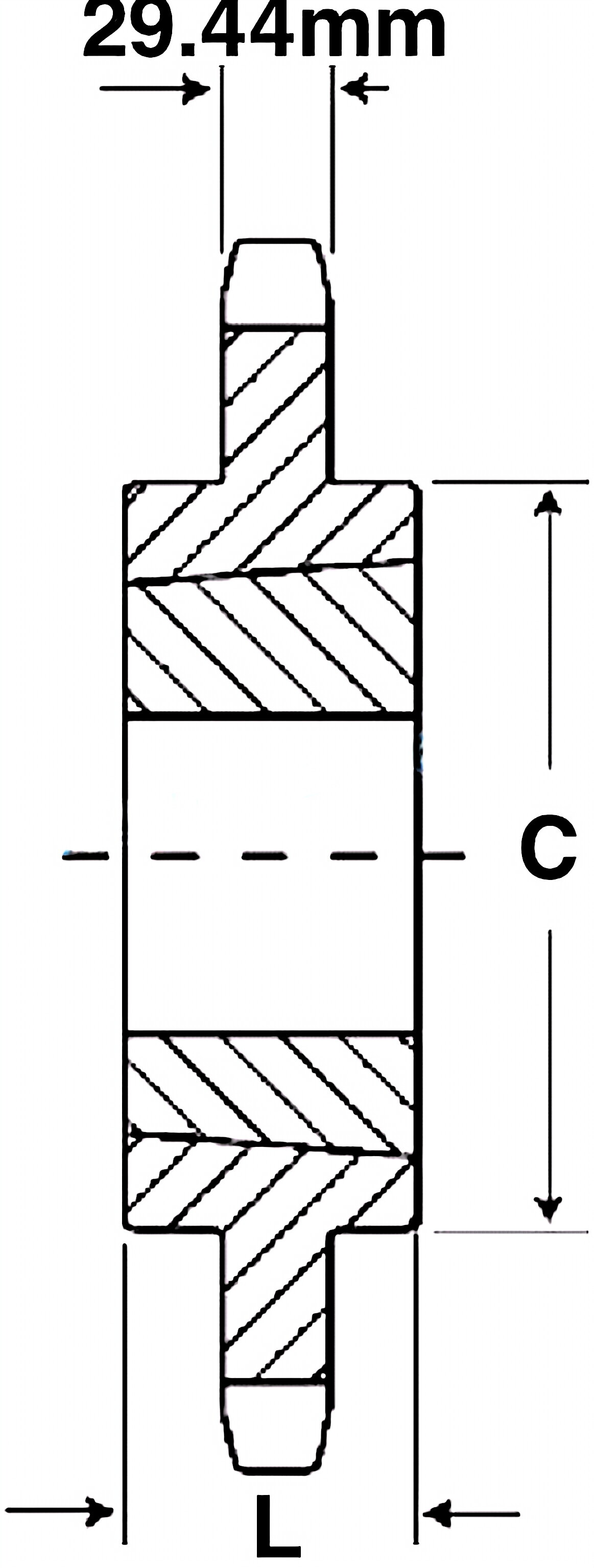 28B Metric Roller Chain Sprockets