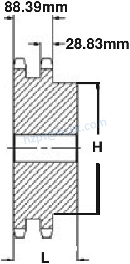 28B-2 Metric Roller Chain Sprockets