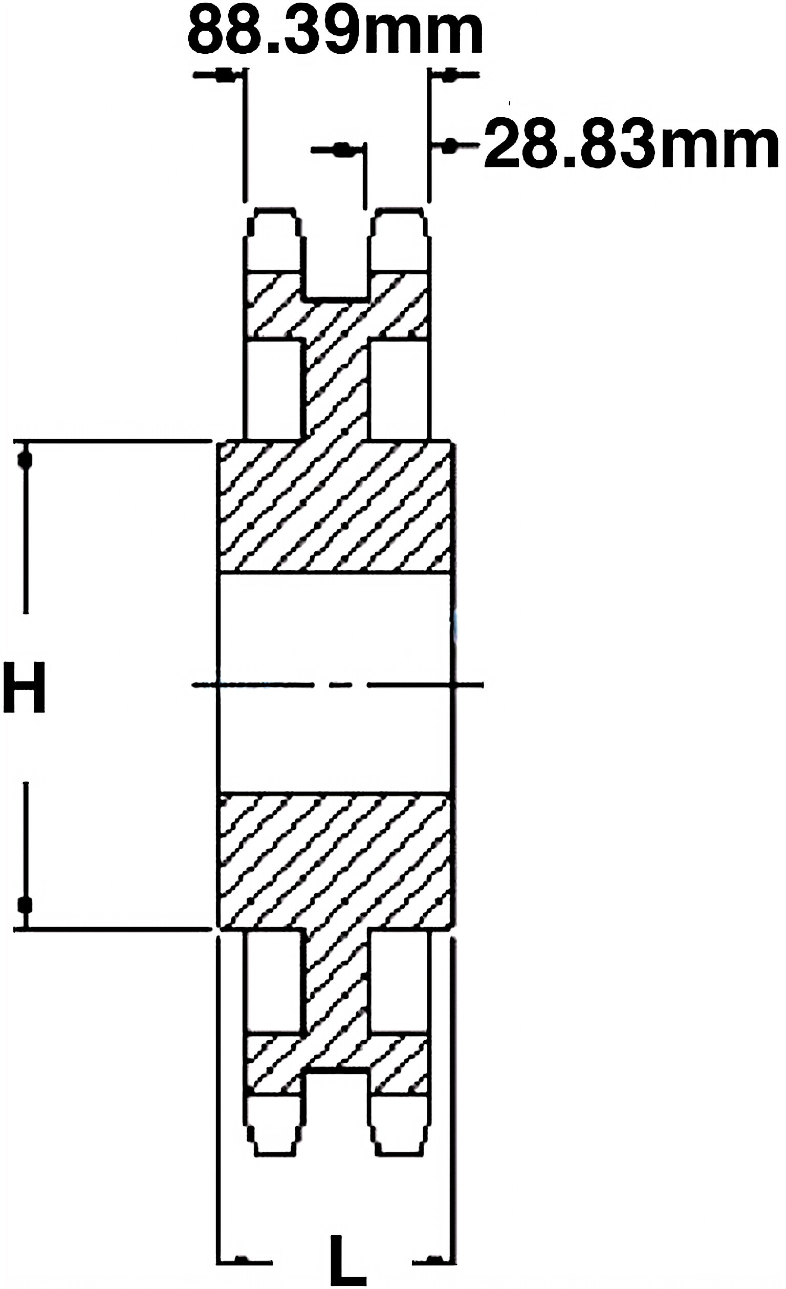 28B-2 Metric Roller Chain Sprockets