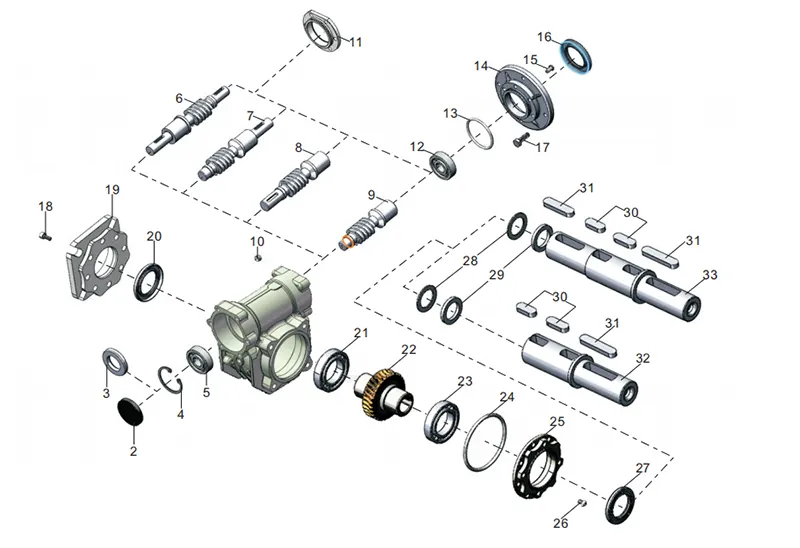 Car Washing Machine Gearmotor - MFV Series Car Wash Reducer