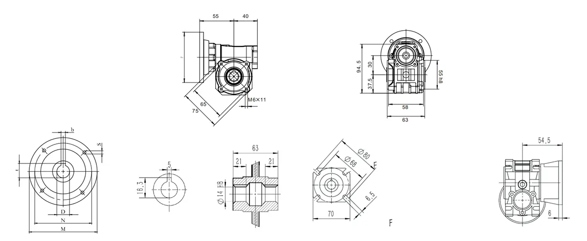 Car Washing Machine Gearmotor - MFV Series Car Wash Reducer