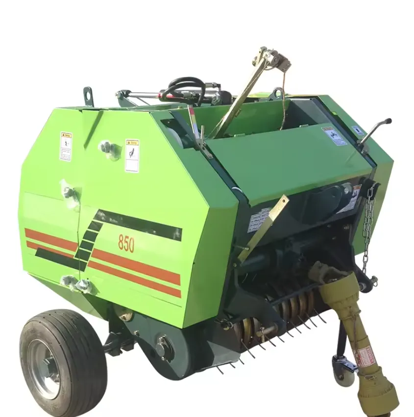 Manufacturing Mini Baler Press Machine for Agricultural Use