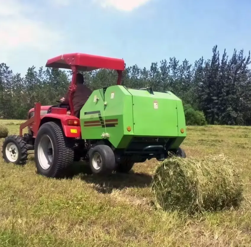 CE Approved Tractor Driven Straw Pickup Round Hay Baler for Agricultural Machine
