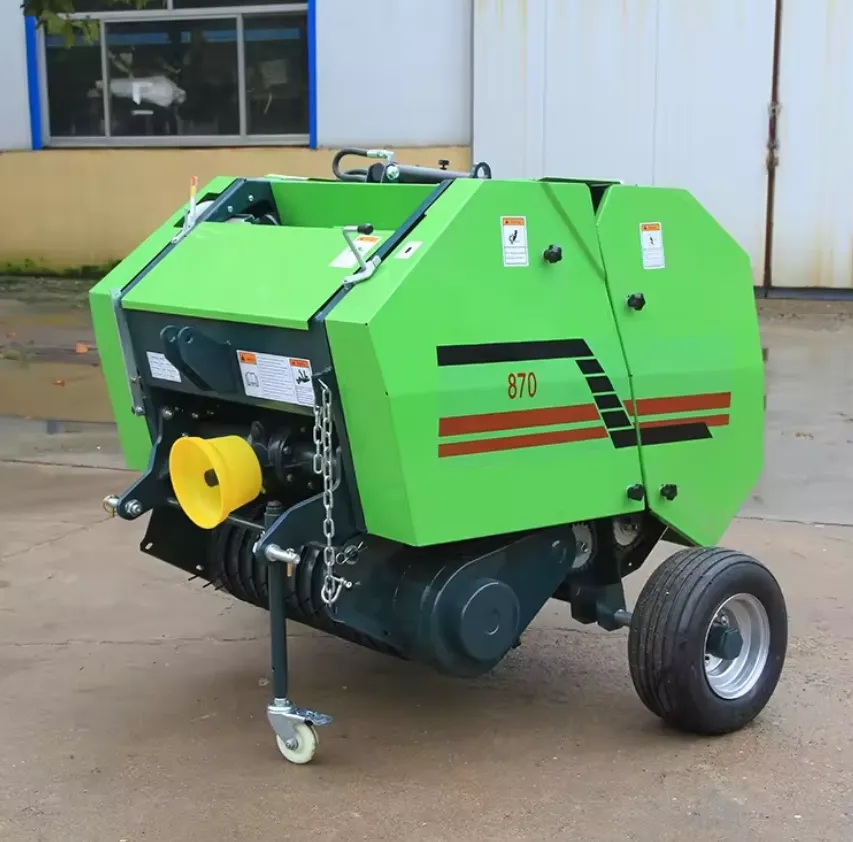 Mini Round Hay Baler for Farm Hay Baling