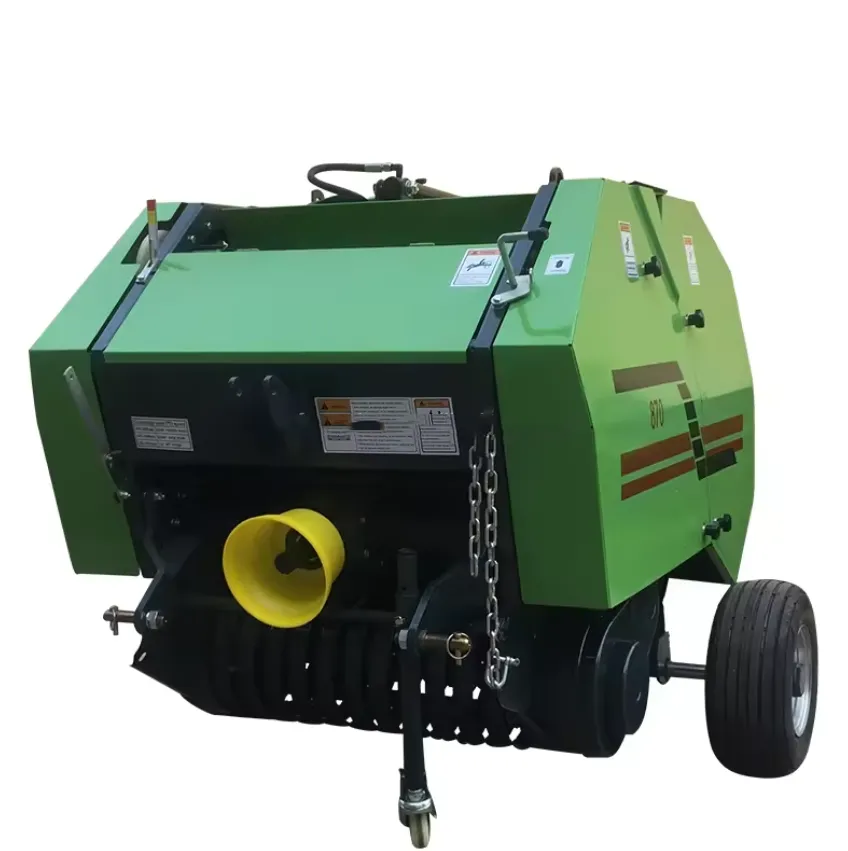 Manufacturing Mini Baler Press Machine for Agricultural Use