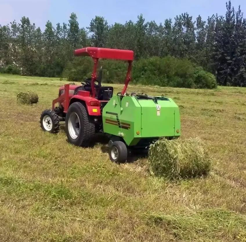 Rice Wheat Straw CE Approved Mini RUNDBALLENPRESSE Machine For Agricultural