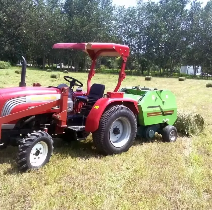 Mini Round Baler and Wrapper for Sale