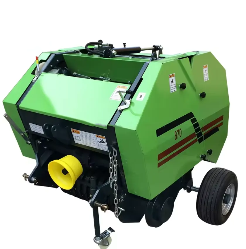 Mini Round Hay Baler for Farm Hay Baling