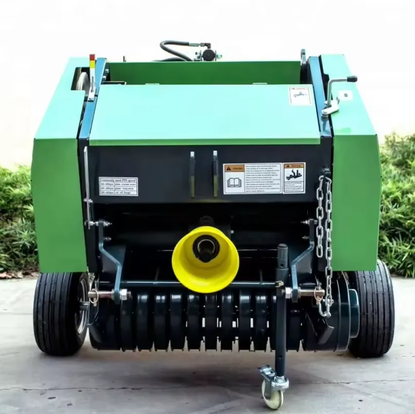 Small Netwrap Round Baler for Agricultural Hay Baling