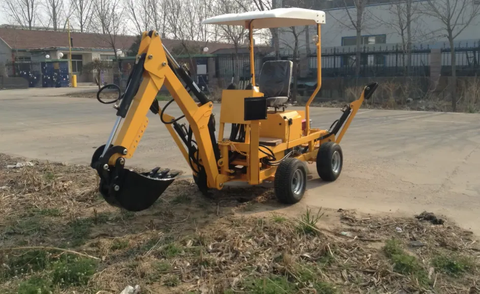 Mini Towable 22HP Engine Backhoe/Excavator for Backhoe in Garden or Farm RXDLW-22