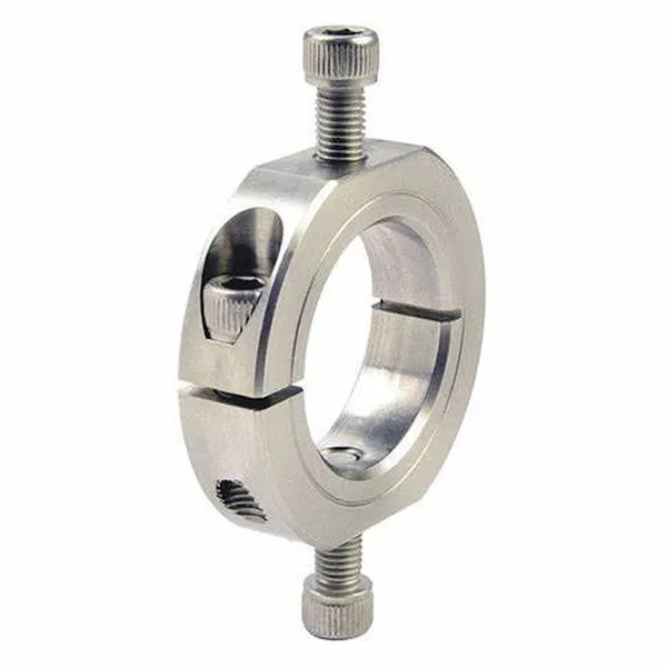 One Piece Mountable Shaft Collars (Shaft Clamps) with OD Flats and Holes Inch Series