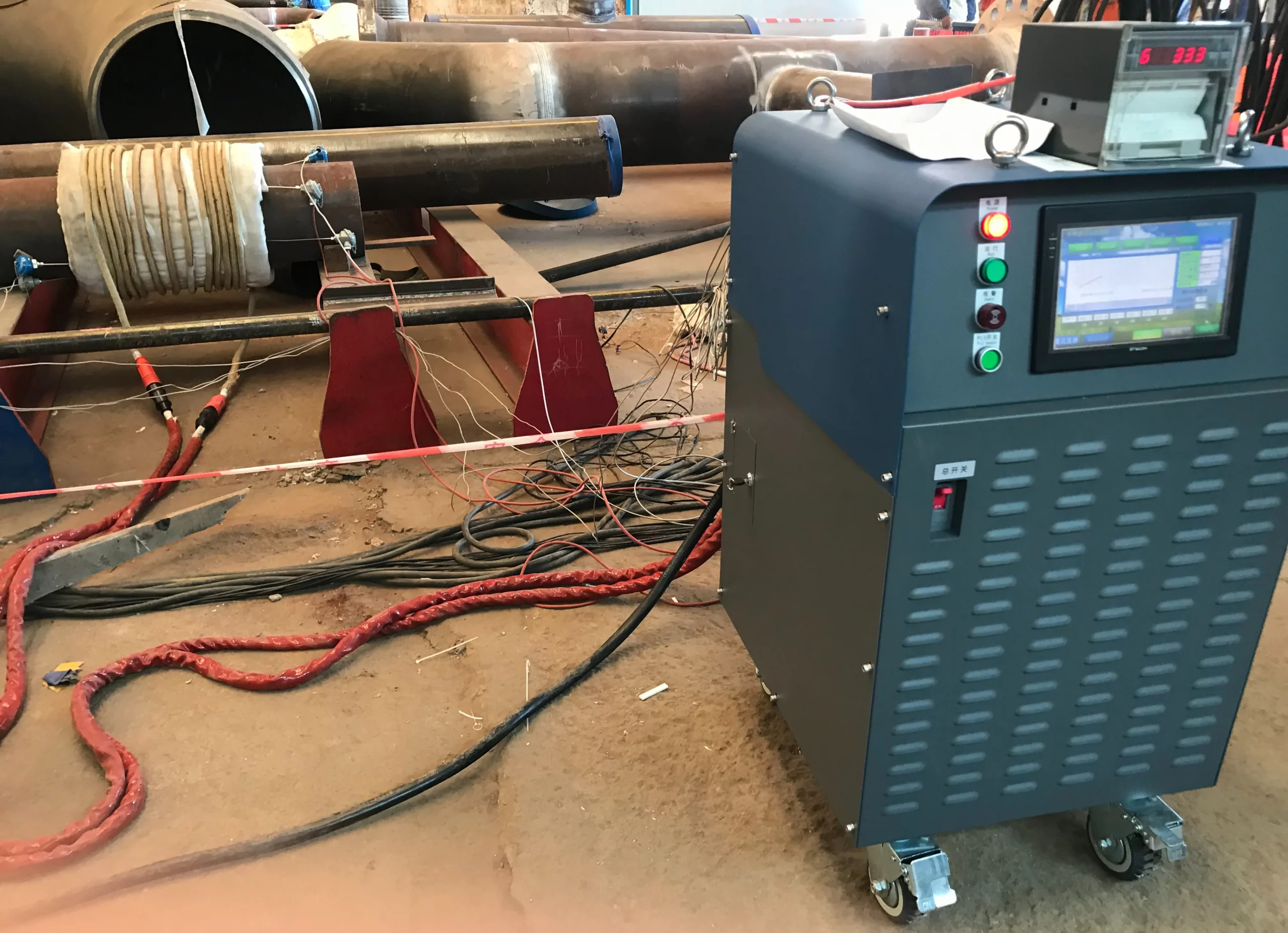 MYD Series 120KW Induction Heating Equipment for Pipeline Coating Preheat