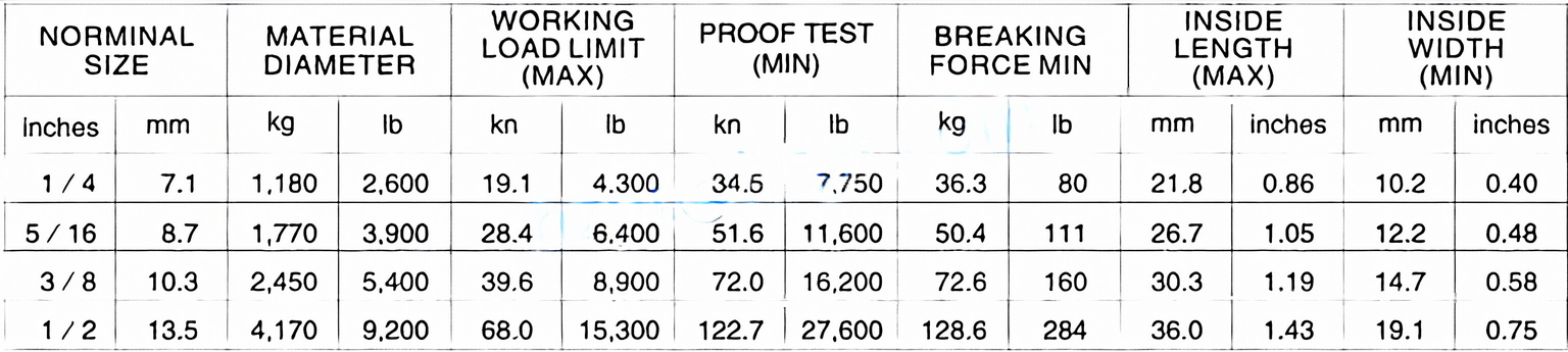 NACM80 Standard Link Chain