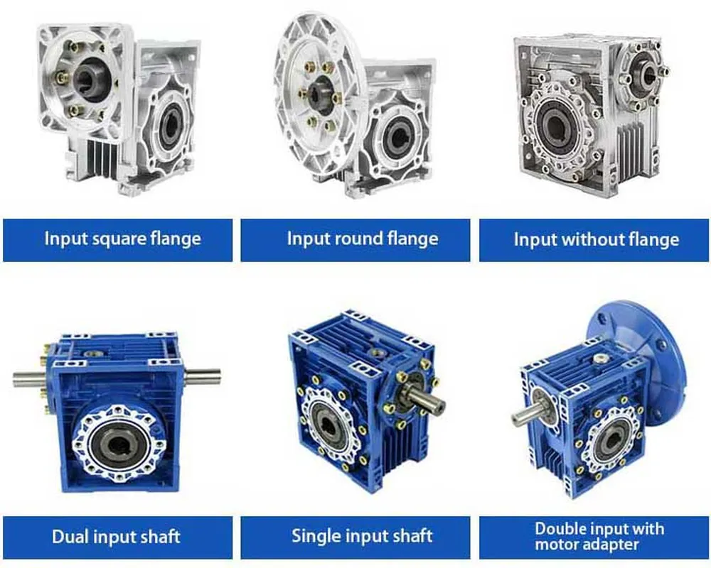 RDF-NMRV-F Aluminum Alloy Housing Worm Gearbox with Flange Output