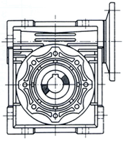 RDF-NMRV Worm Gearbox RDF-NRV Worm Gear Speed Reduction Unit