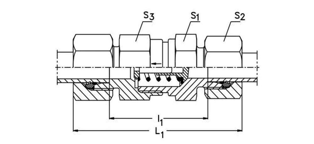 Non-Return Valve-RHD Hydraulic Fittings