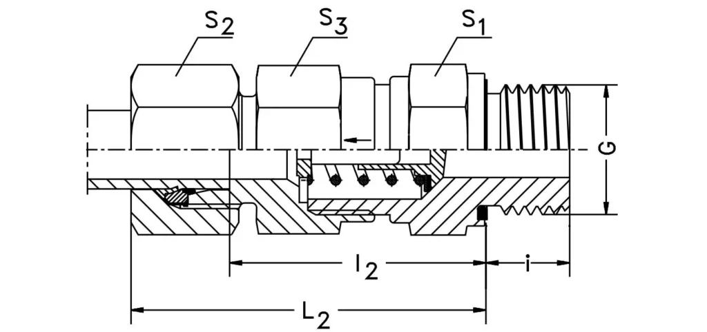 Non-Return Valve-RHV-M-ED Hydraulic Fittings