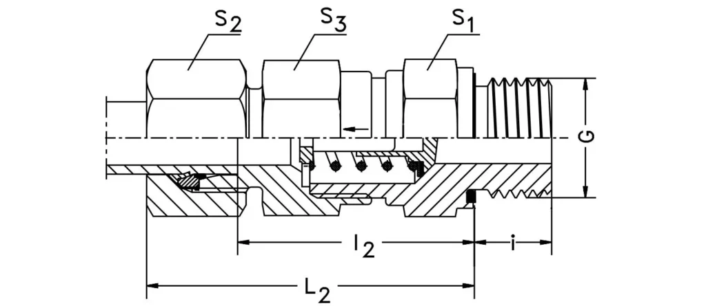 Non-Return Valve-RHV-R-ED Hydraulic Fittings