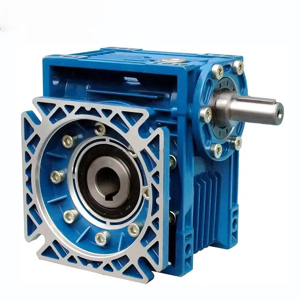 RDF-NRV-F Single Solid Shaft Input Worm Gearbox with Square Flange Output