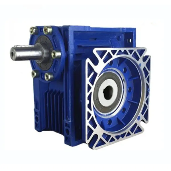 RDF-NRV-F Single Solid Shaft Input Worm Gearbox with Square Flange Output