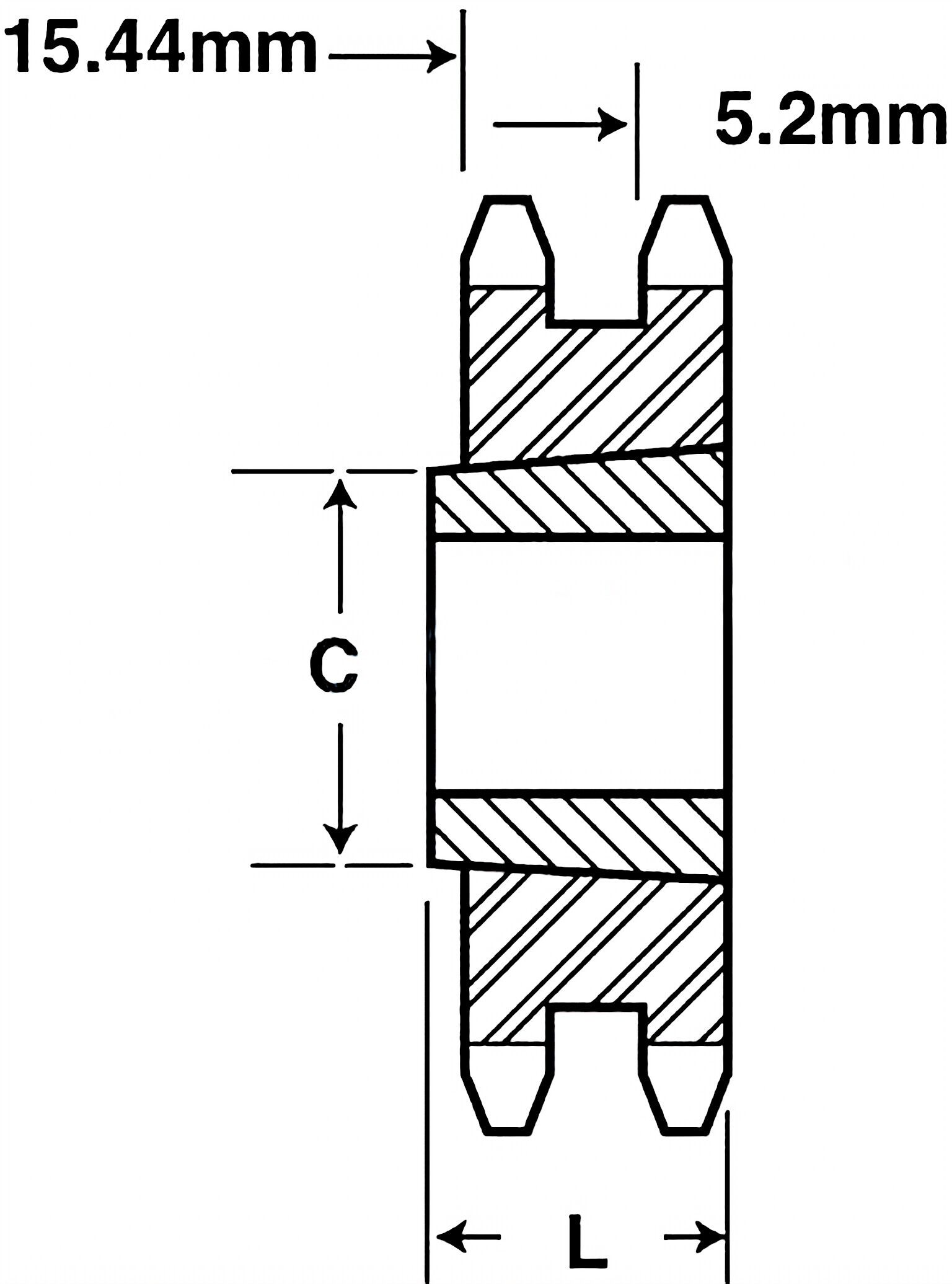 06B-2 Metric Roller Chain Sprockets