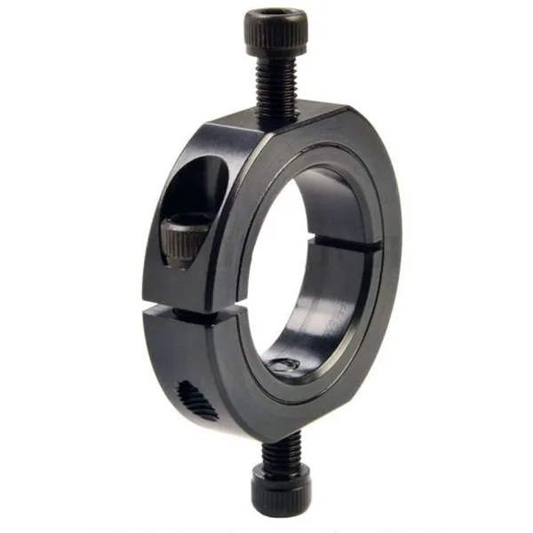 One Piece Mountable Shaft Collars (Shaft Clamps) with OD Flats and Holes Inch Series