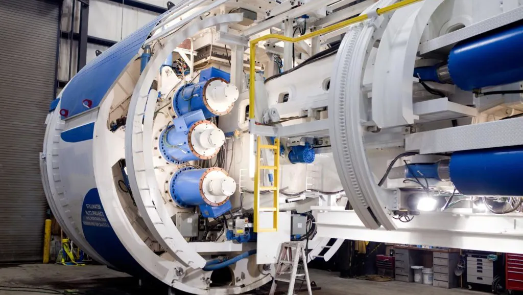 Open Tunnel Boring Machine Support Shoe Cylinder